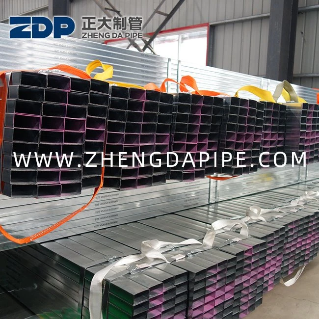 20X40 200X400 Pre Galvanzied Rectangular Pipe