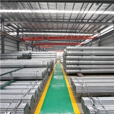 JIS G3444 Pajp tat-tubu tal-armar GI galvanizzat 48.3*2.4*6000mm